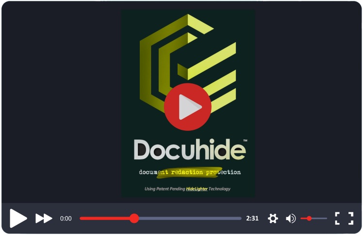 Docuhide Video Overview